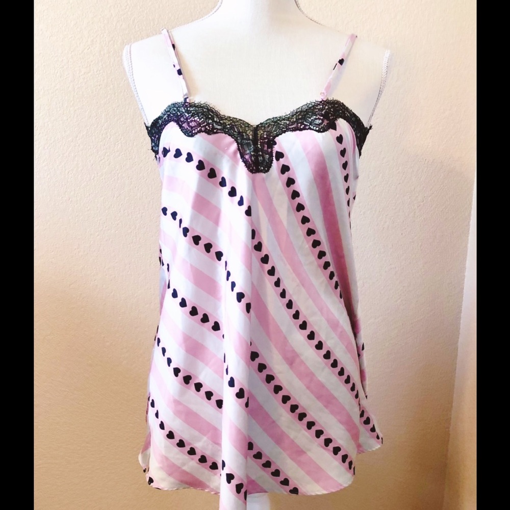 Victoria's Secret valentine pink heart lingerie